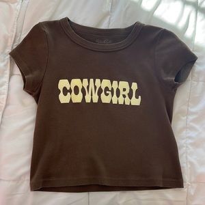BRANDY MELVILLE COWGIRL SHIRT